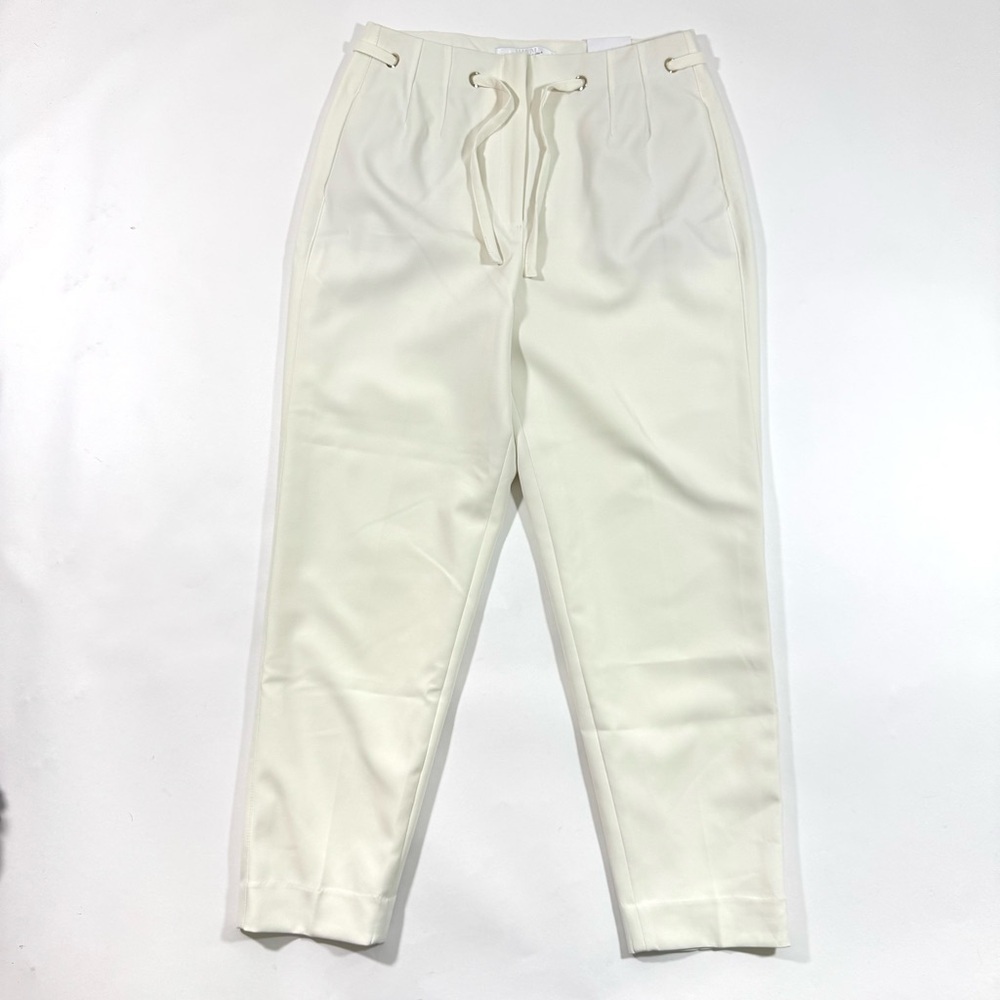 New White House Black Market Tapered Ankle Pants Grommet Details